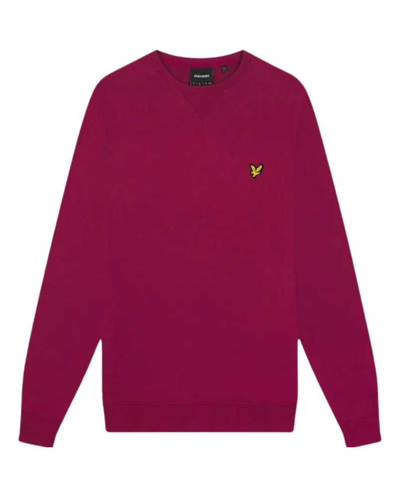 Lyle & Scott Brand Logo Rich Burgundy Sweatshirt Bordeaux