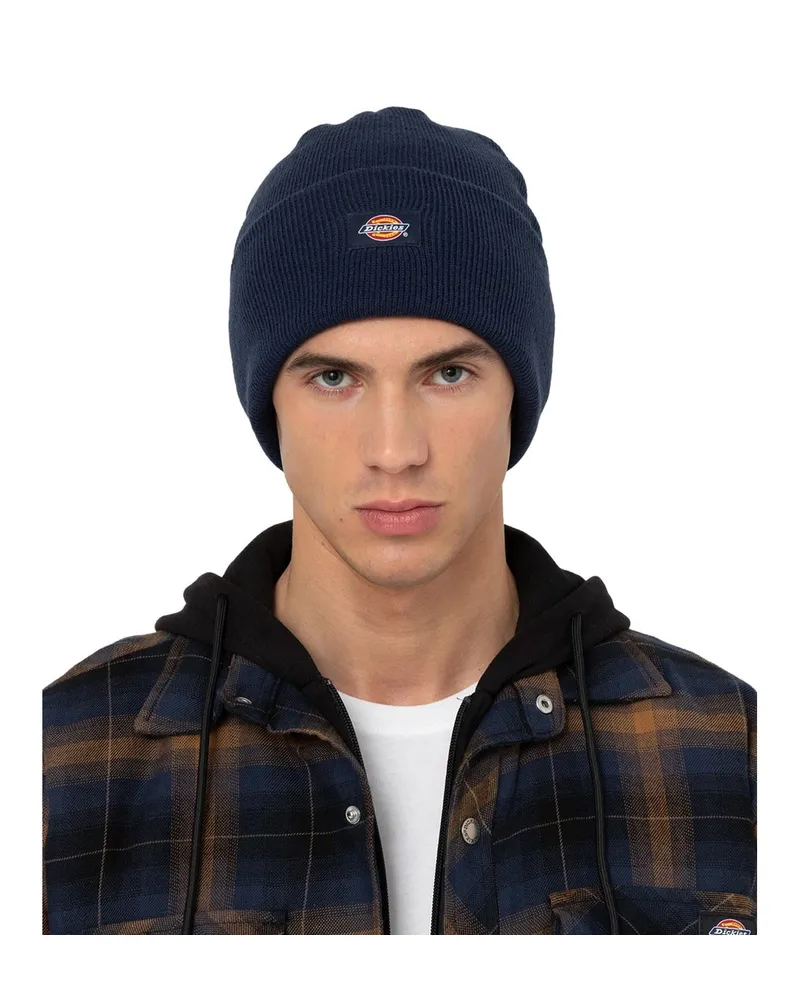 Dickies Acryl Umschlagmütze Unisex Erwachsene in Blau Marineblau