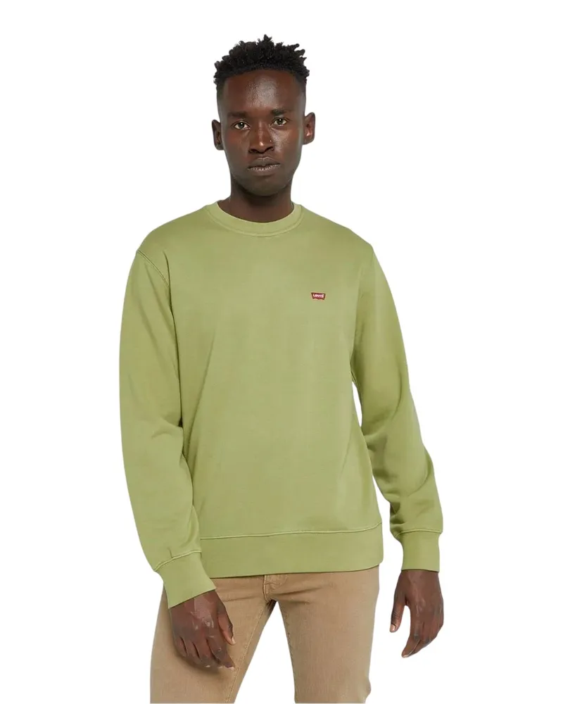 Levi's Original" Sweatshirt für Herren, Rundhalsausschnitt (Salbei Grau