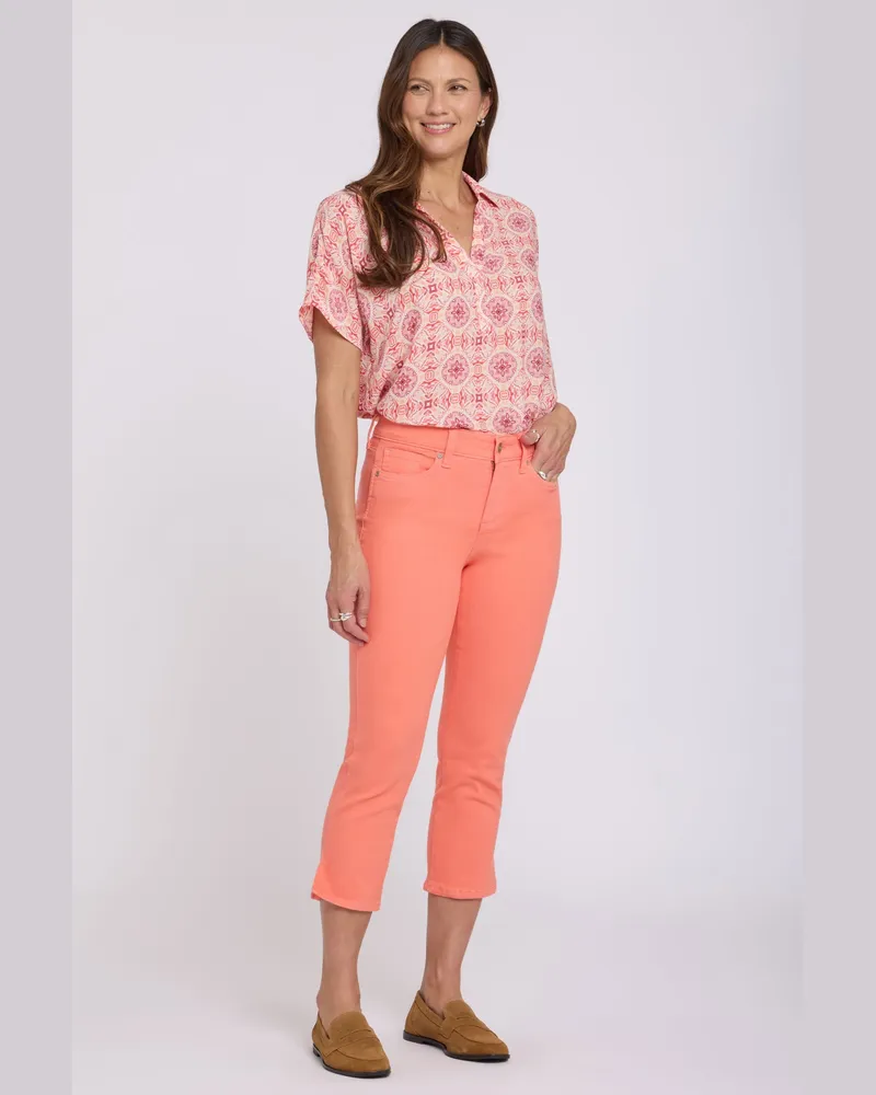 NYDJ not your daughter's Jeans  Chloe Capri-Jeans aus Cool Embrace® Denim Pfirsich