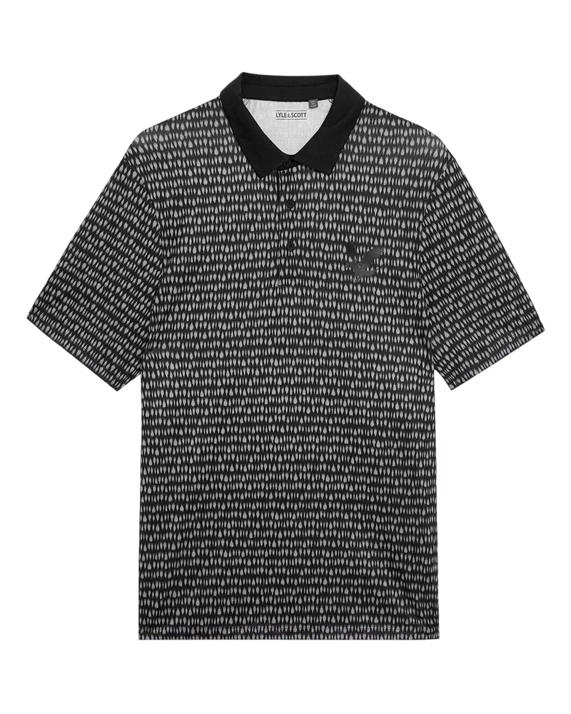 Lyle & Scott Poloshirt für Herren, Emblem (Samtschwarz Schwarz