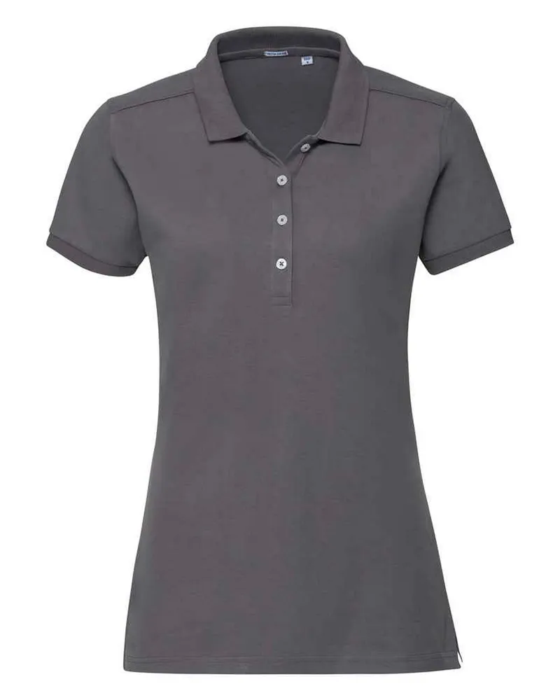 Russell Athletic Russell - Poloshirt Stretch für Damen (Grau Dunkelgrau