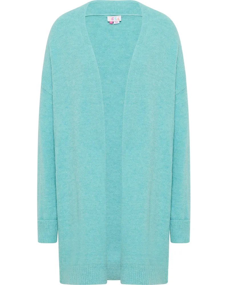 IZIA Cardigan long en tricot gaya Türkis