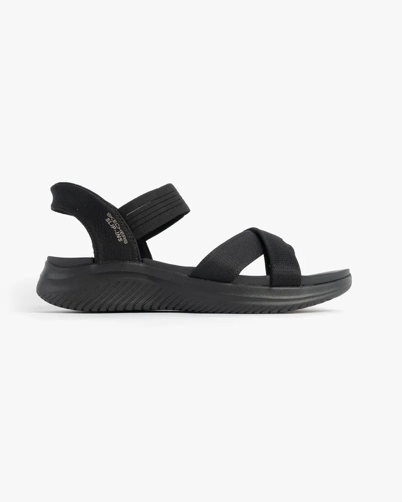 Skechers Ultra Flex 3.0 - Never Better Damen-Sandalen - Schwarz Schwarz