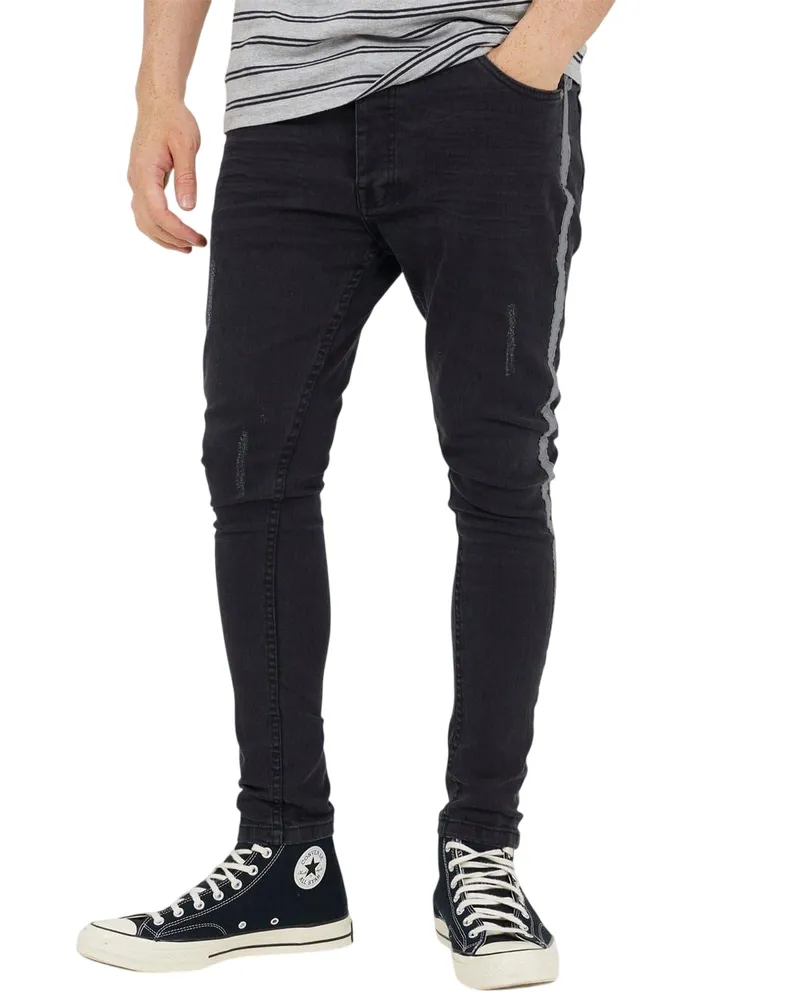 Brave Soul Jeans für Herren (Holzkohle Anthrazit