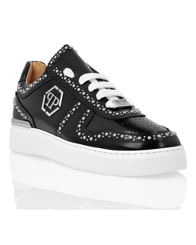 Philipp Plein Lo-Top Turnschuhe Schwarz