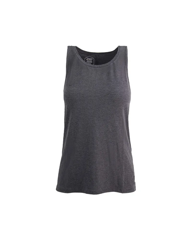 Asics Drape Womens Grey Tank Top Grau