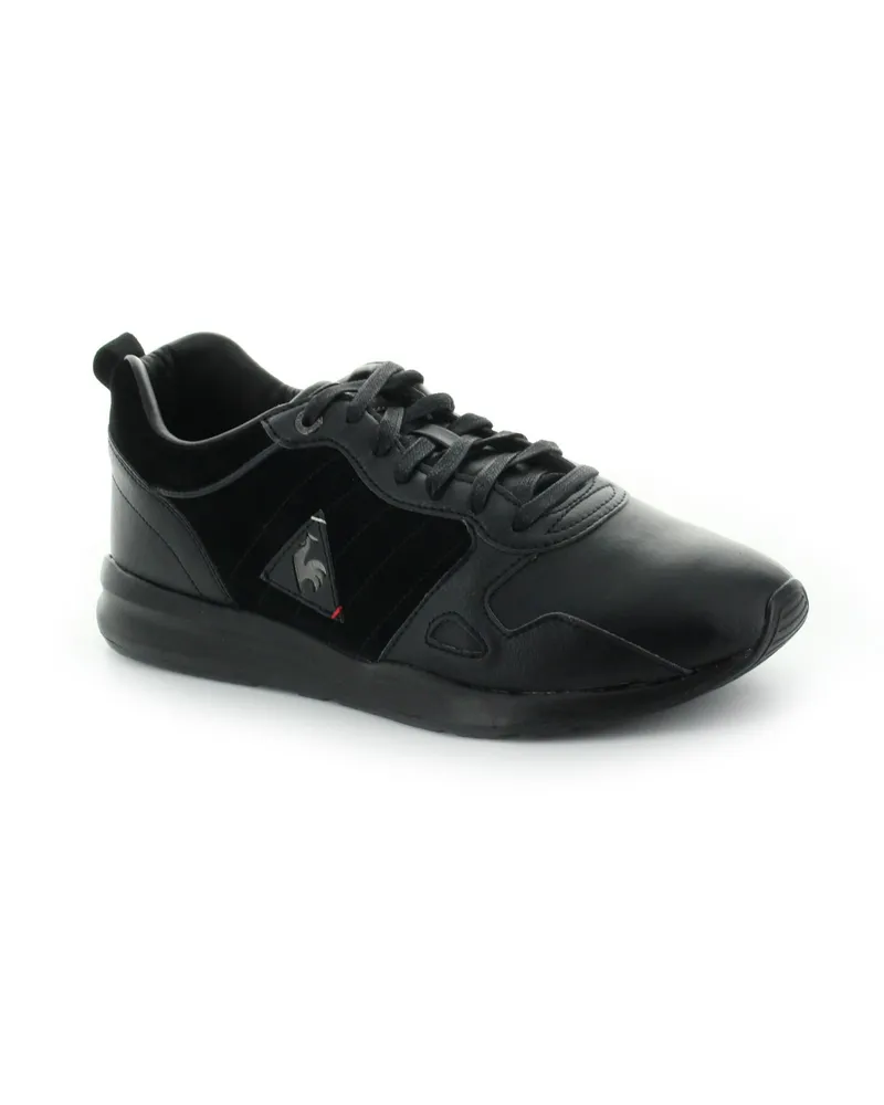 Le coq sportif LCS R600 Craft Lea Mens Black Trainer Schwarz