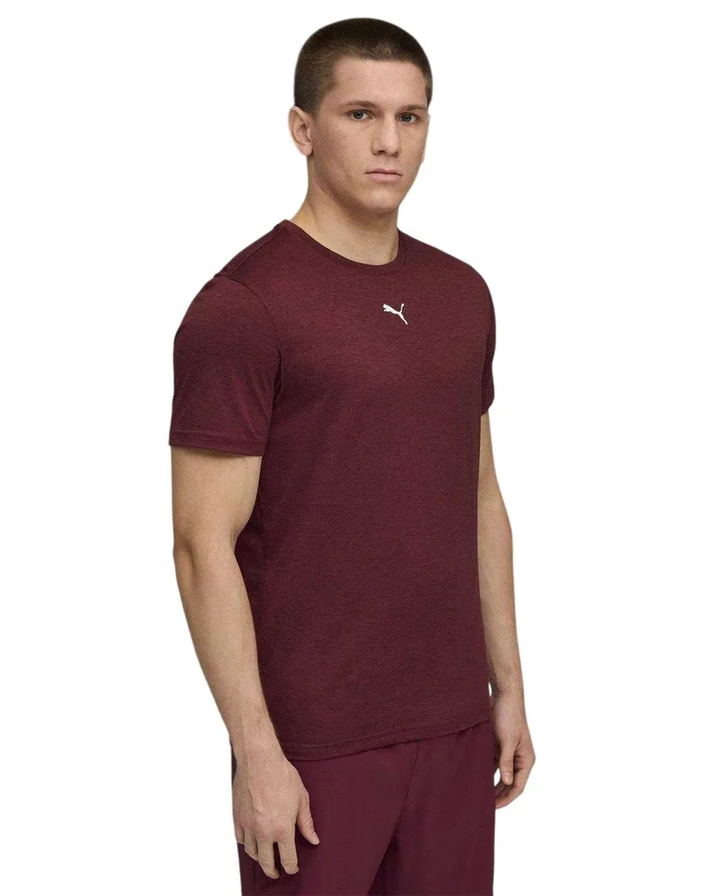 Puma Tad" T-Shirt für Herren, Performance, Fitnessstudio (Burgunderrot Bordeaux