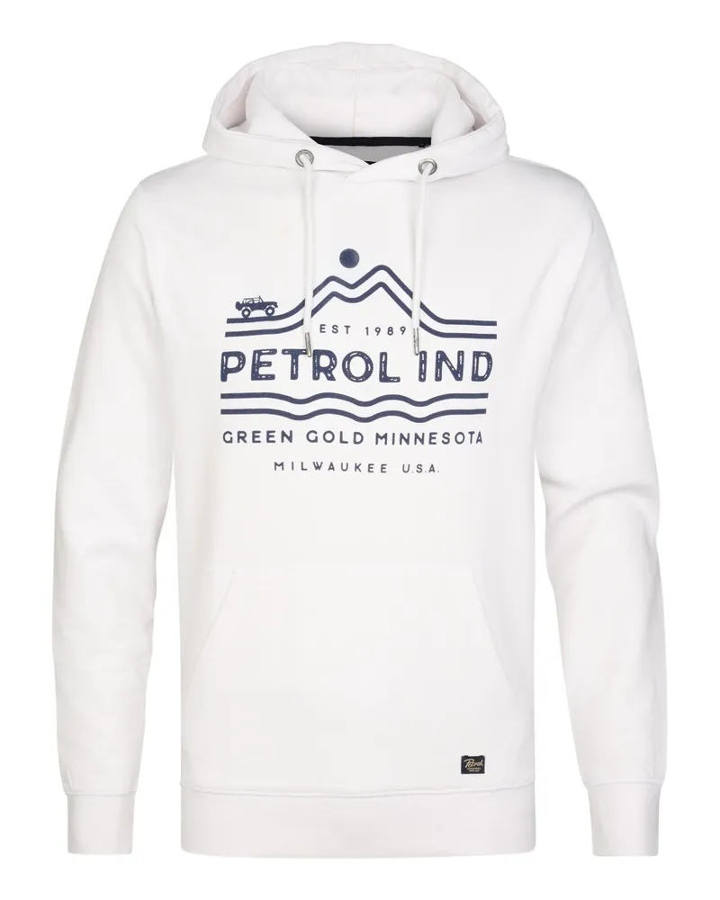 Petrol Industries Kapuzenpullover - Weiß Weiß