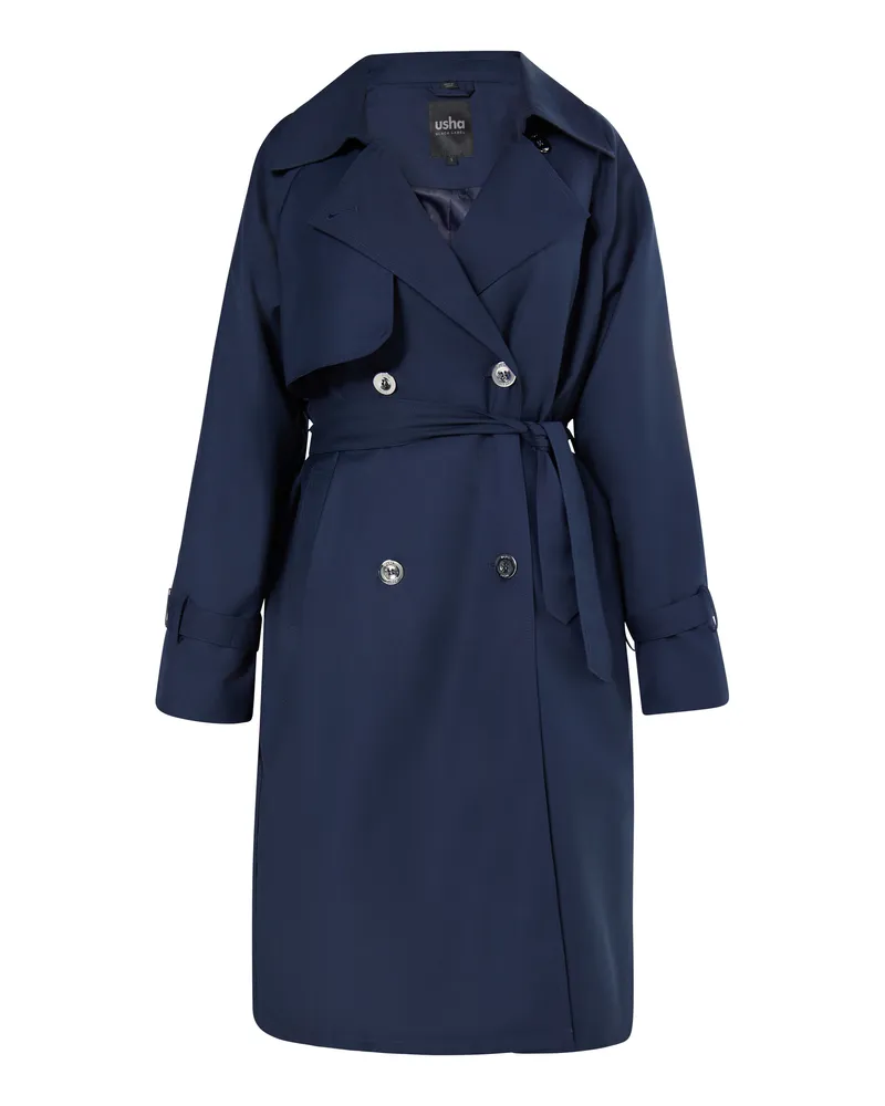 Usha Trenchcoat Damen Marine Marineblau