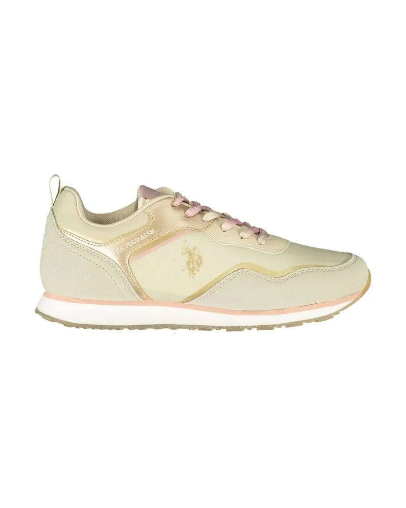U.S. Polo Assn.  Lässige Schnürsneaker Elfenbein