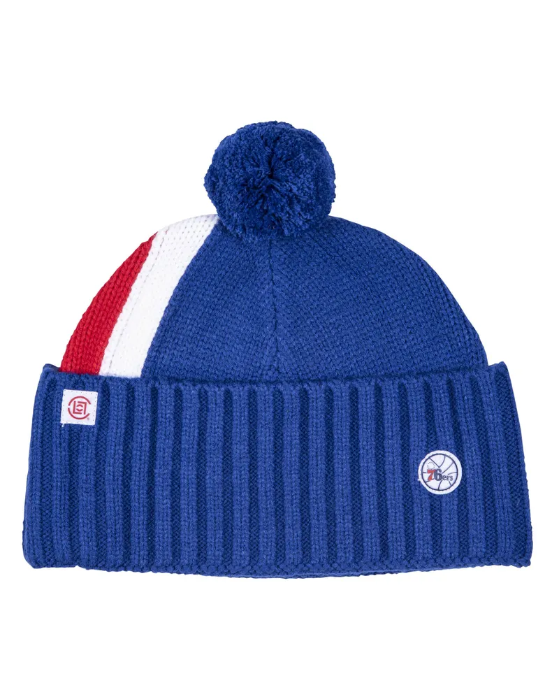Mitchell & Ness x Clot Philadelphia 76ers Herren Beanie Blau