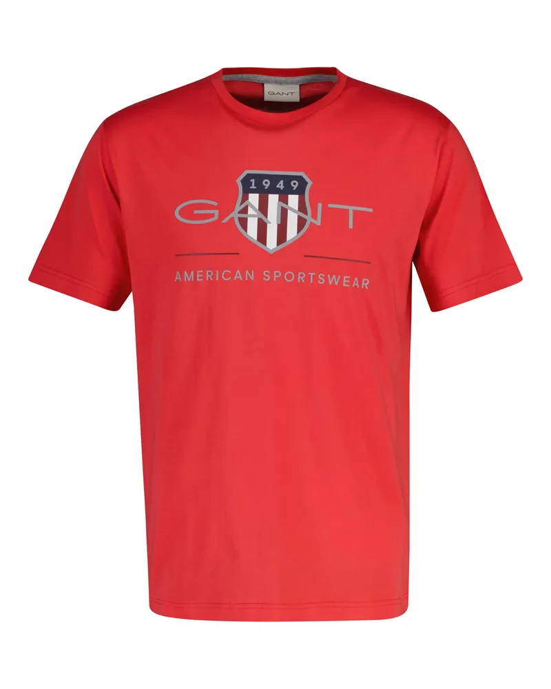 Gant Reg Archive Shield T-Shirt Rot
