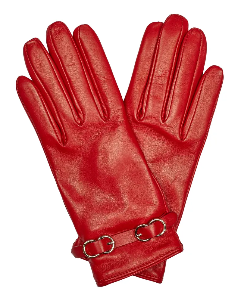 Bally Handschuh Rot