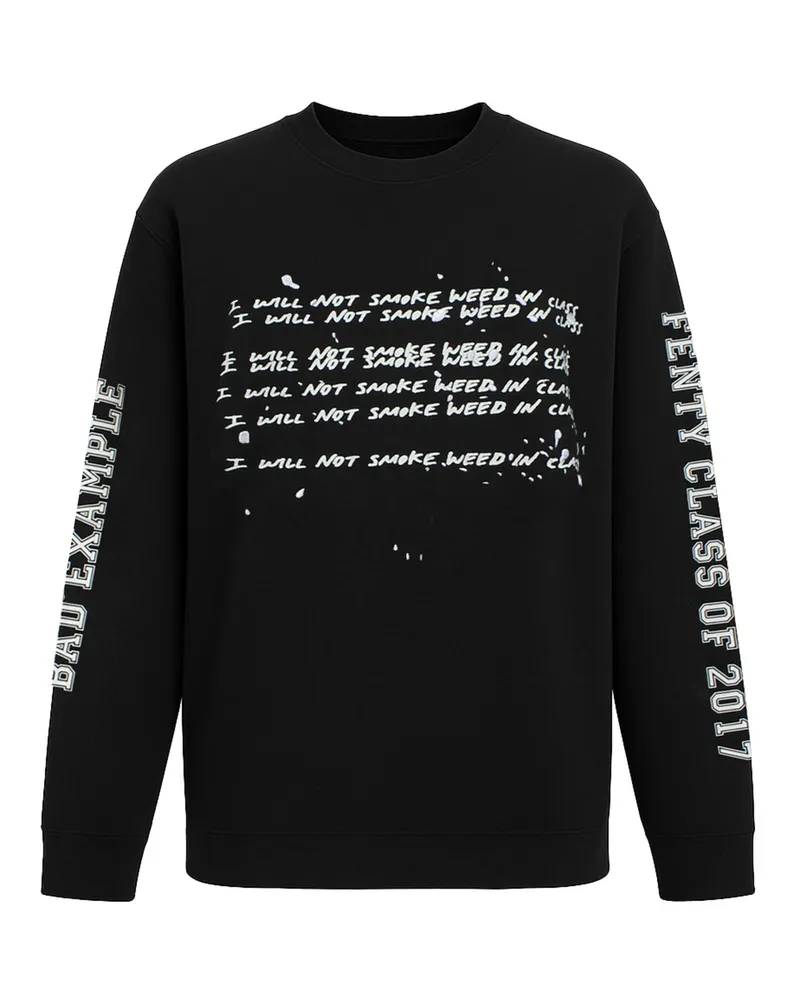 Puma x Rihanna Fenty Grafik-Pullover für Damen - Schwarz Schwarz
