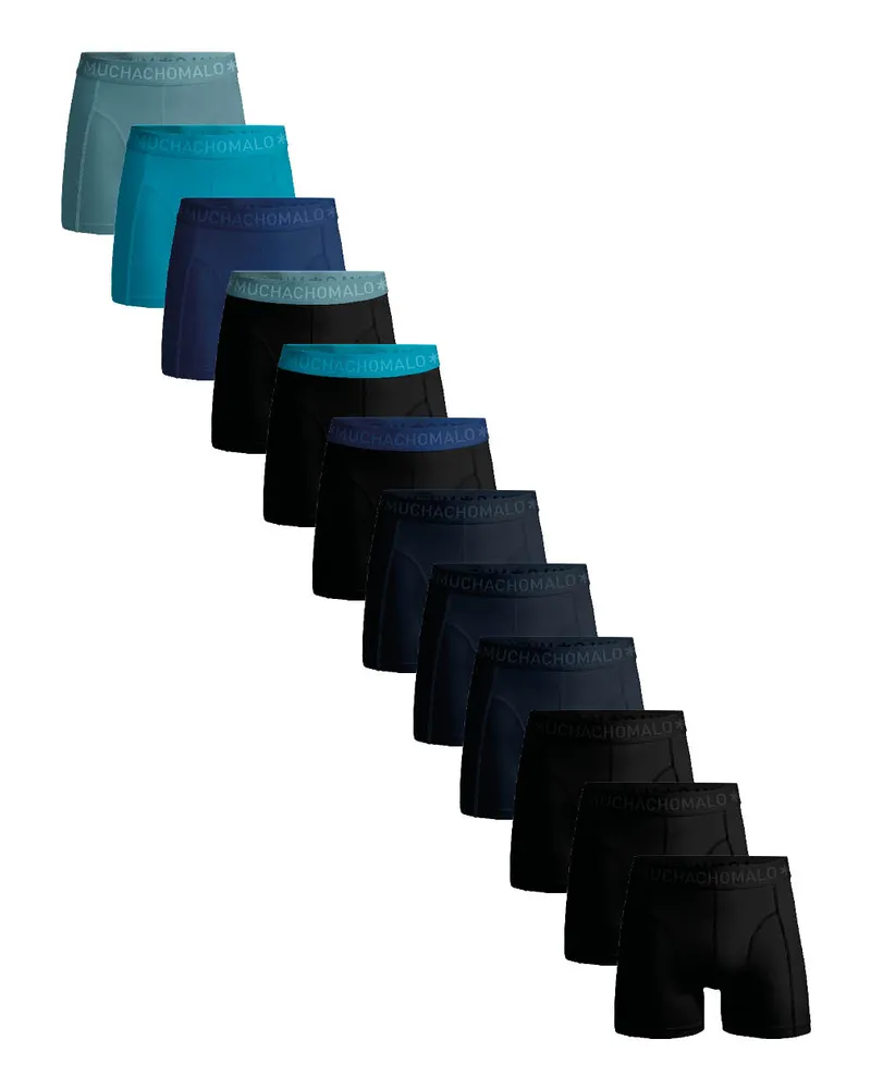 Muchachomalo Herren Boxer Shorts - 12er Pack - Herren Unterwäsche Mehrfarbig