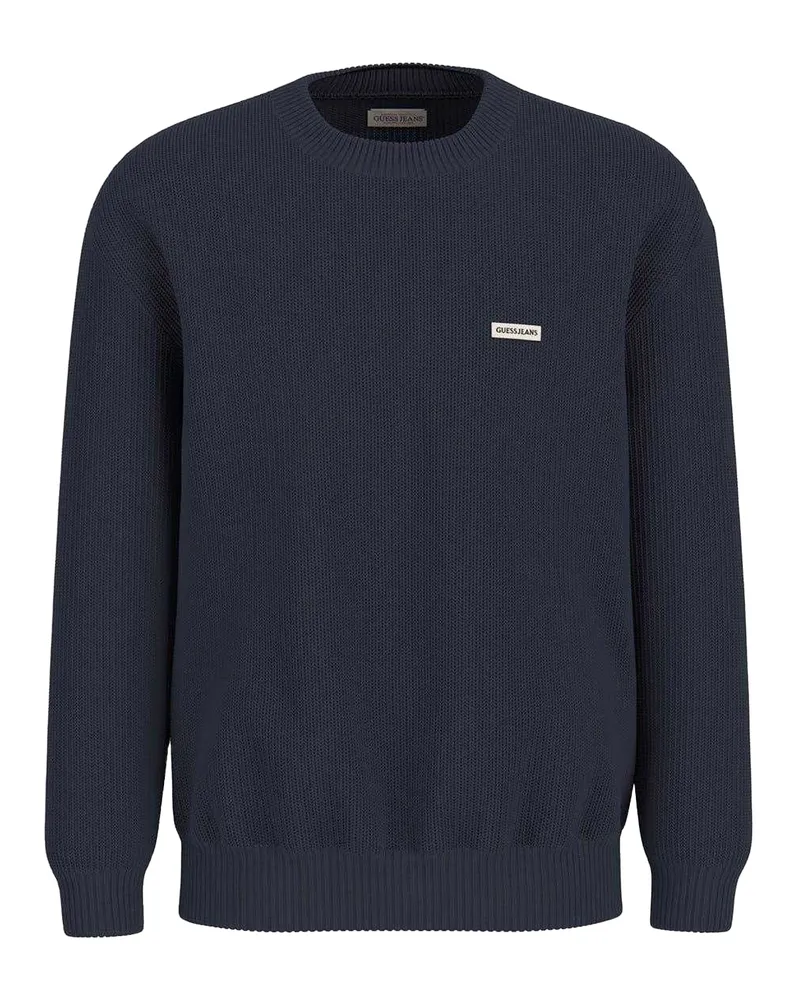 Guess Pullover für Herren, Jerseyware, Langärmlig (Blaugrün Blau