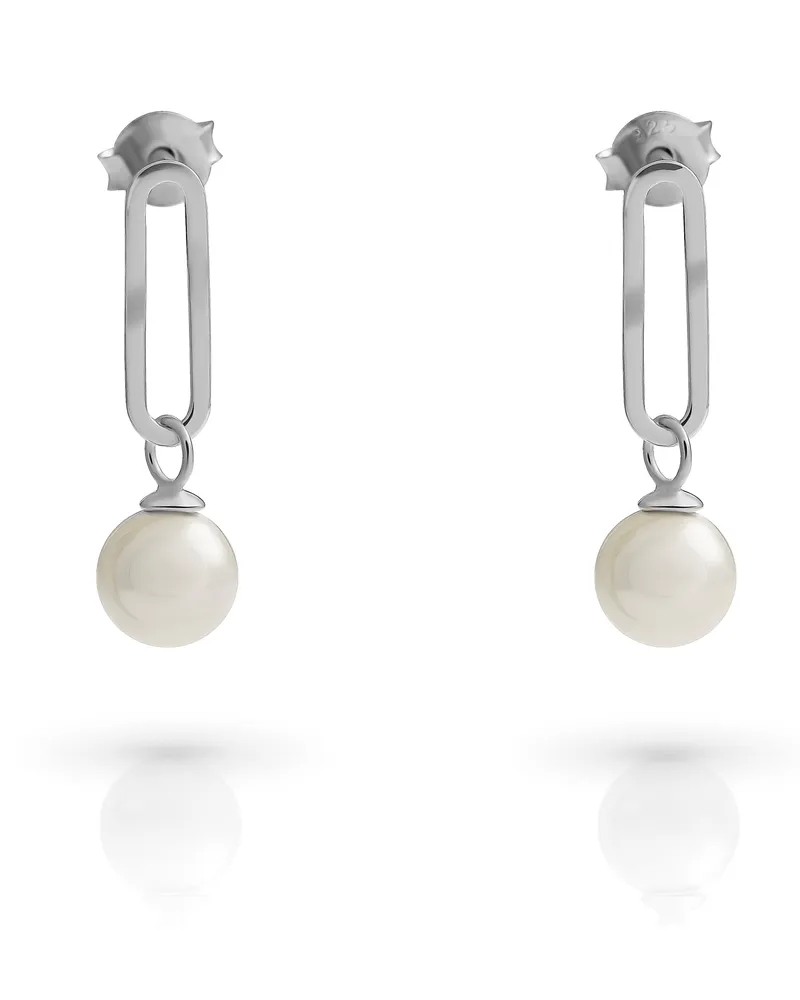 Orphelia Grand' Damen 925 Sterling Silber Ohrhänger - Silber ZO-7558 Silber