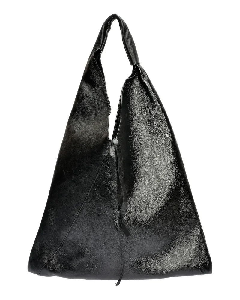 Isabella Rhea Schwarz Rindsledertasche Schwarz