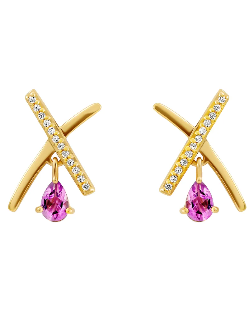Orphelia Charlotte' Tropfenohrringe aus 925er Sterlingsilber für Damen - Gold ZO-7580/A Gold