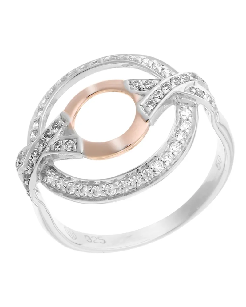 Orphelia Damen-Ring Sterling-Silber 925 – Silber/Rosé ZR-7095/1 Silber