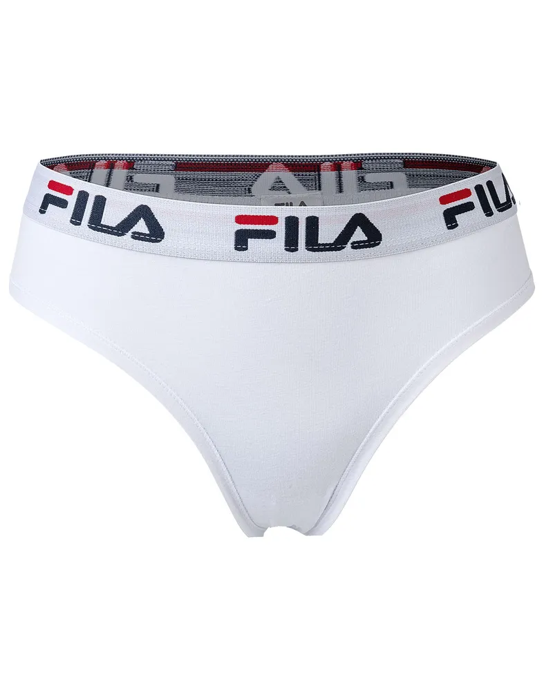 Fila Slip Logo Stretchbund Weiß