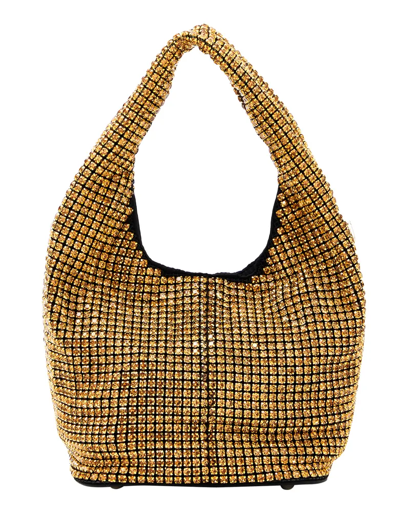 FAINA Handtasche Damen Gold Gold