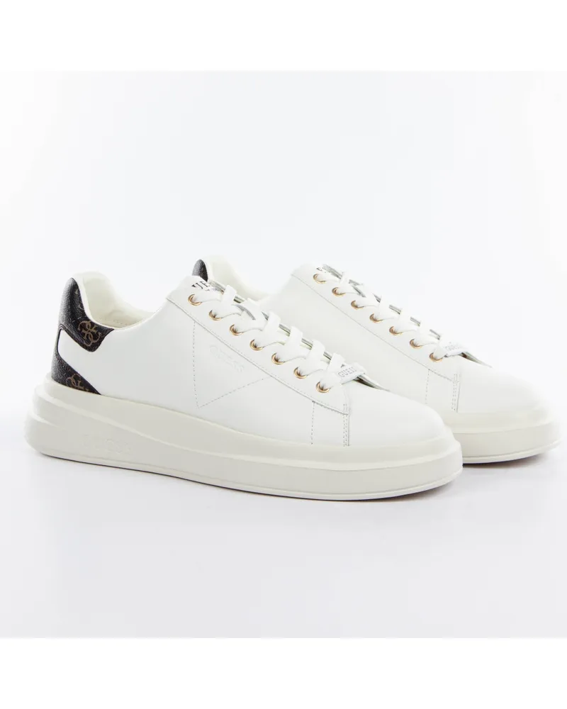 Guess Herren-Basketballschuhe Elba Weiß