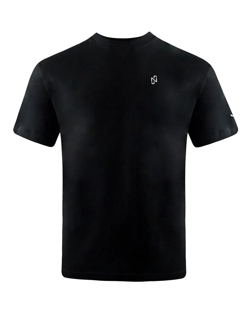 Puma x Neymar Jr. Kurzarm-T-Shirt für Herren in Schwarz mit Rundhalsausschnitt Schwarz