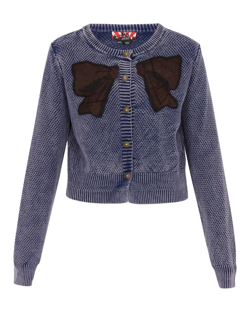 My Mo Strickjacke Frauen Marine Marineblau