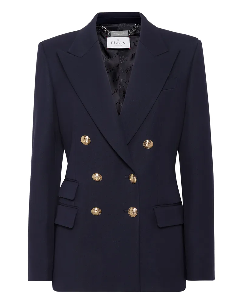 Philipp Plein Blazer Teddy Dunkelblau