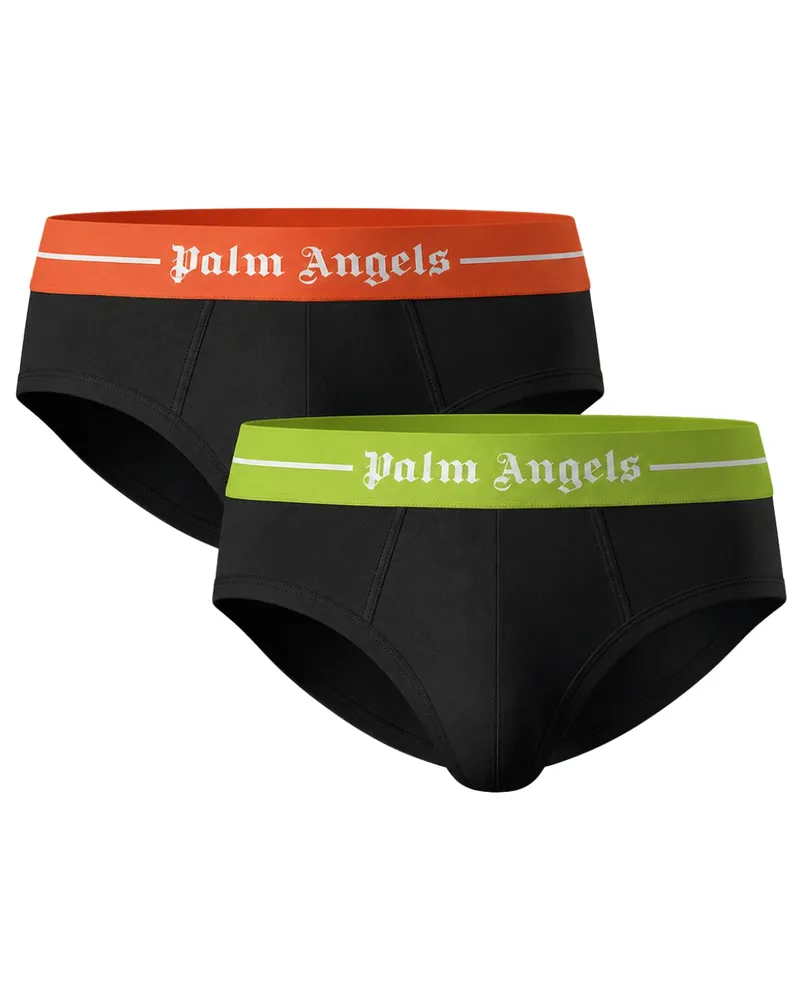 Palm Angels Herren-Slips in Schwarz (Mehrfachpack Schwarz
