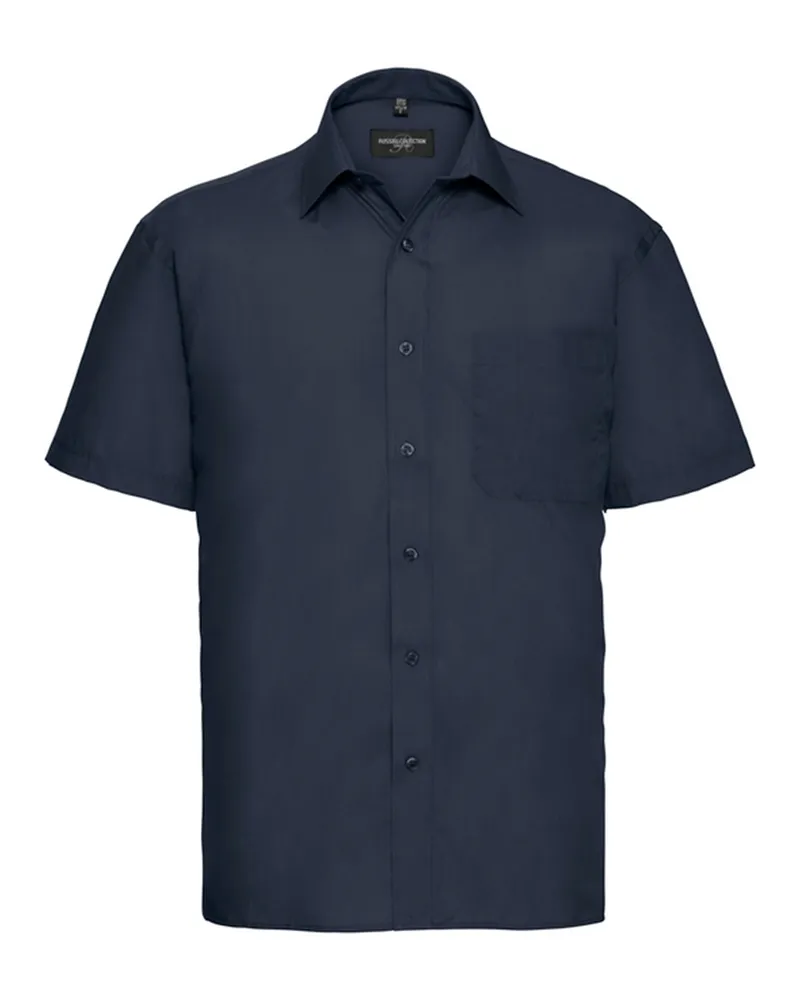 Russell Athletic Russell Collection - "Classic" Hemd für Herren kurzärmlig (Dunkelblau Marineblau