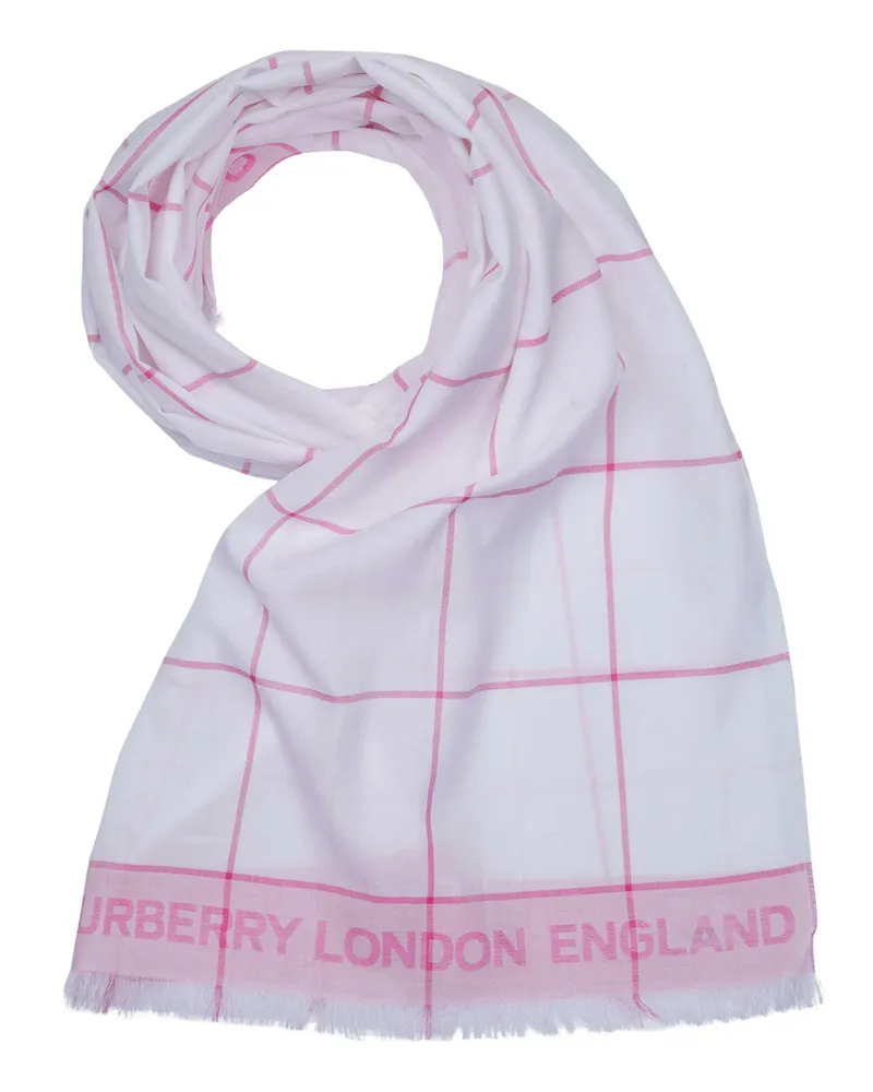 Burberry Schal PAREO weiß Weiß