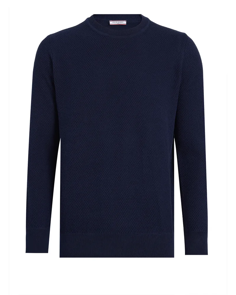 Felix Hardy Pullover Pullover Mit Rundhalsausschnitt Marineblau