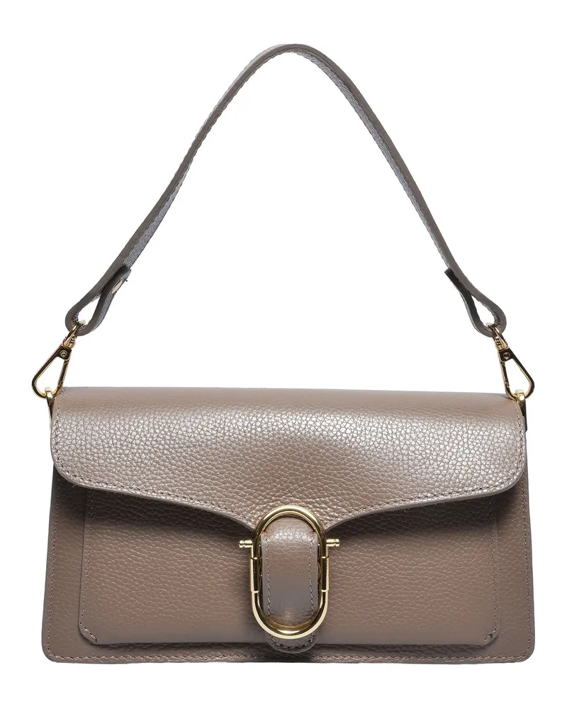 Anna Luchini Beige Rindsledertasche Beige