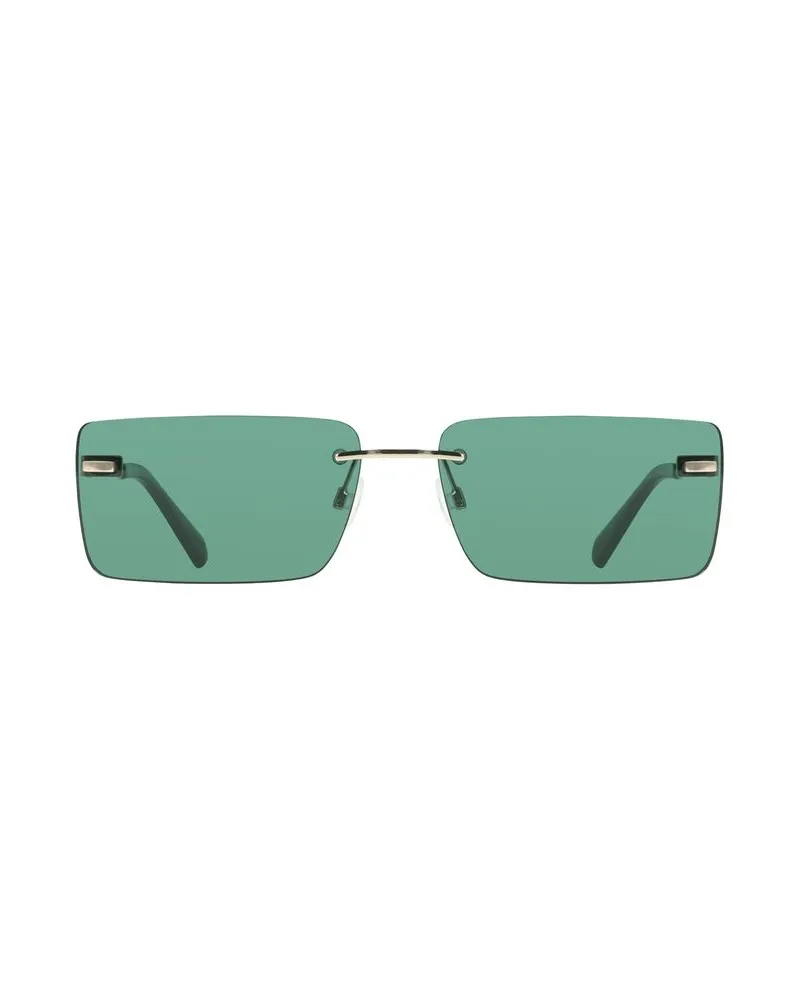 Calvin Klein CK1275S Sonnenbrille mit rechteckigem Rahmen - Salbeigrün Salbeigrün