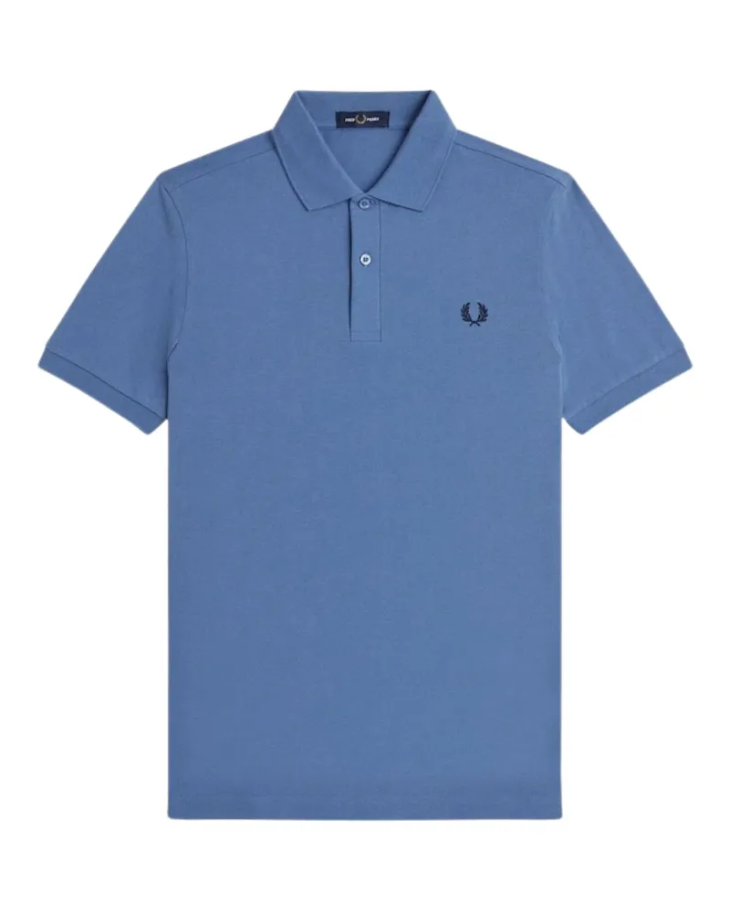 Fred Perry Klassisches Polohemd In Mitternachtsblau Hellblau