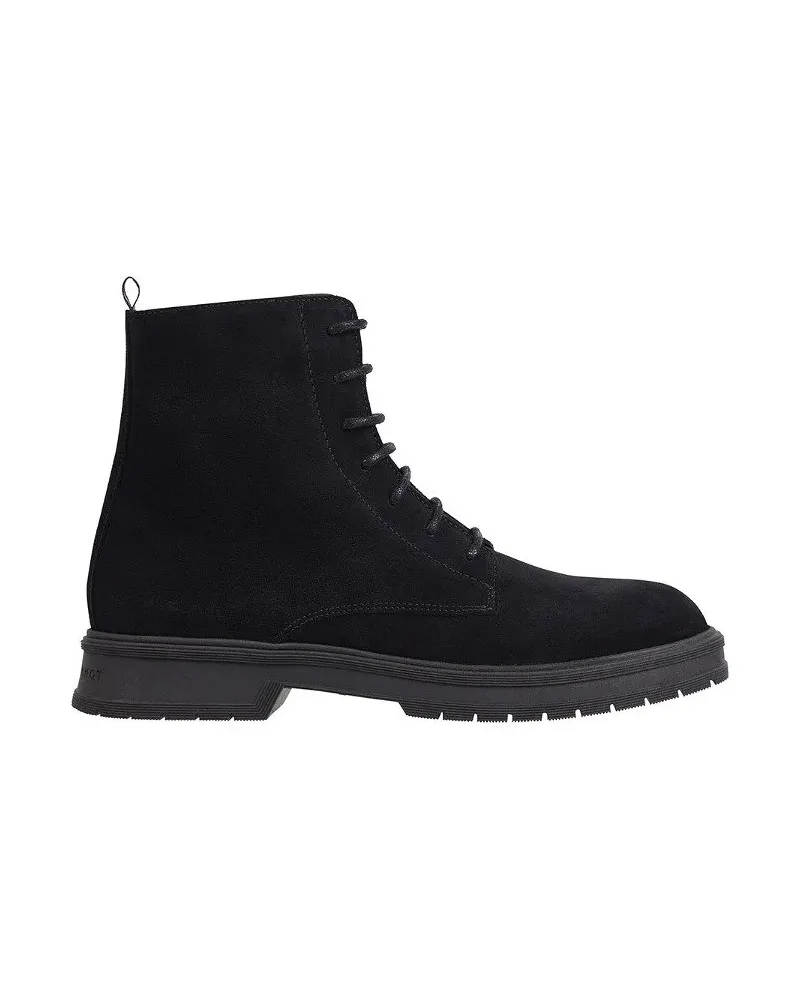 Tommy Hilfiger Veterboot Suede von  in der farbe Schwarz und in größe 46 Schwarz