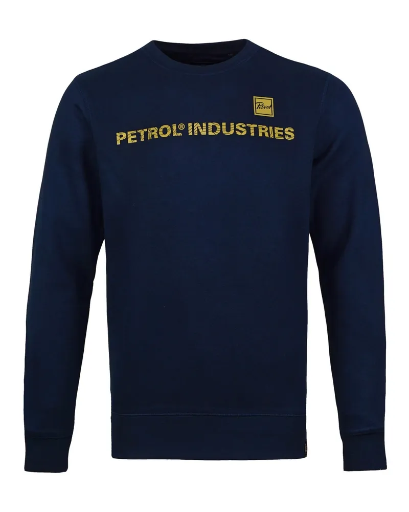 Petrol Industries Pullover Blau
