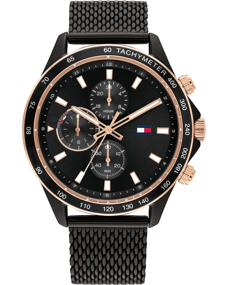 Tommy Hilfiger Miles Herrenuhr, Modell 1792020 - Schwarz Schwarz