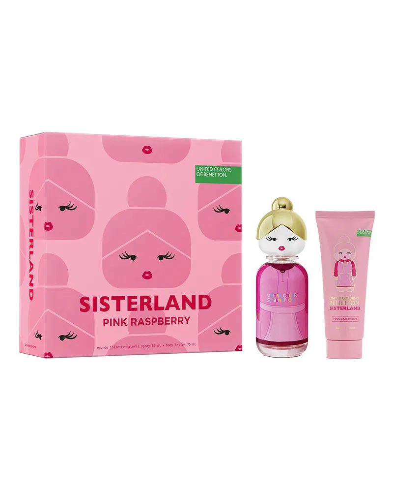Benetton Sisterland Pink Raspberry Case 2 Pcs 2 pz 