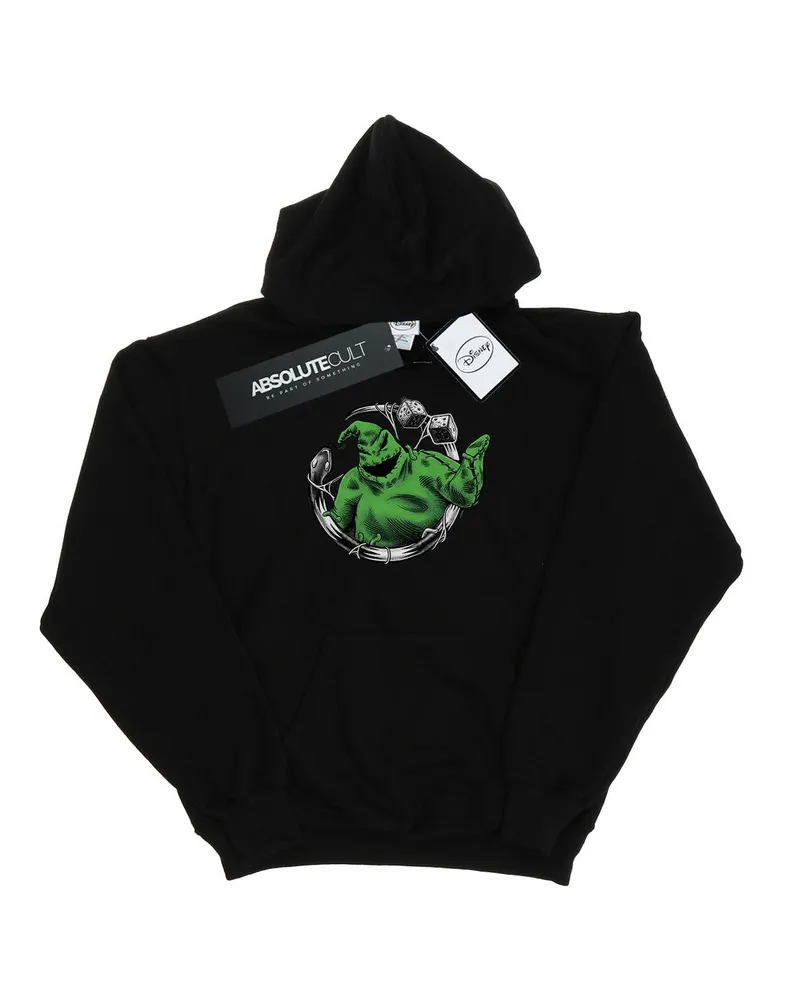 Disney Nightmare Before Christmas Roll The Dice" Kapuzenpullover für Damen (Schwarz Schwarz