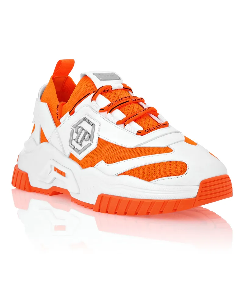 Philipp Plein Low-Top Turnschuhe Predator Weiß