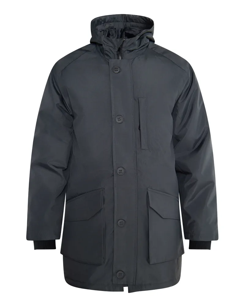 My Mo Parka Herren Holzkohle Dunkelgrau
