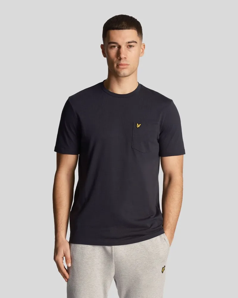 Lyle & Scott Lyle Scott Pocket On Chest Dark Navy T-Shirt Dunkles