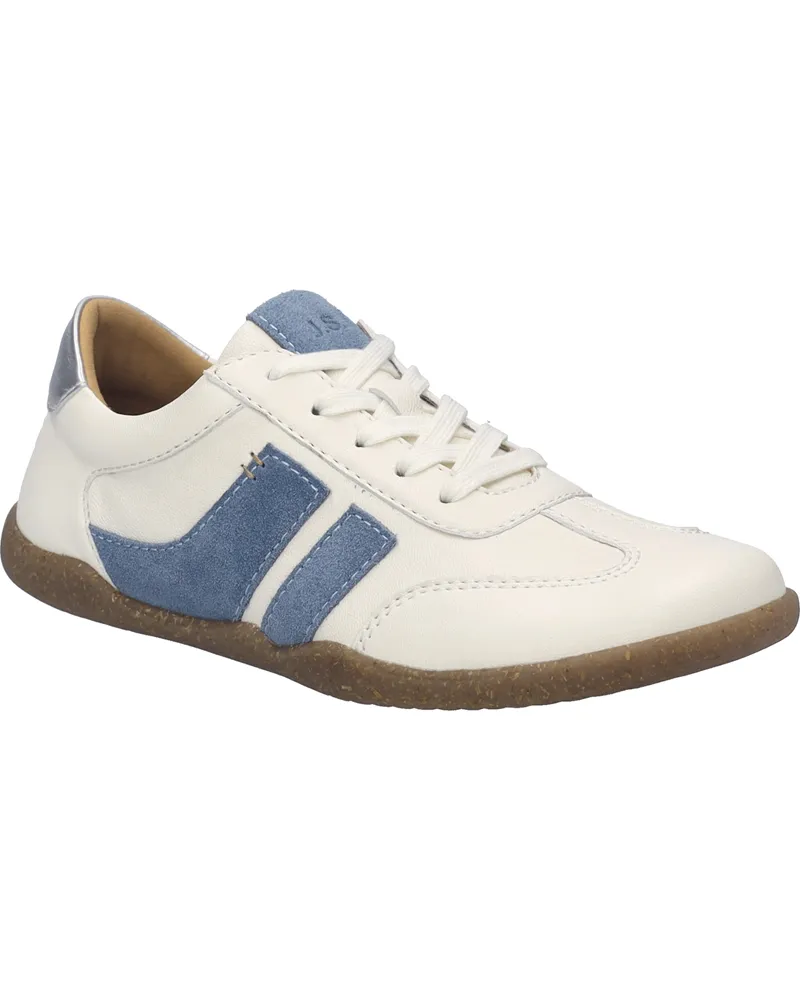 Josef Seibel Damen Sneaker Cassandra 11 in weiss-slate blue Weiß