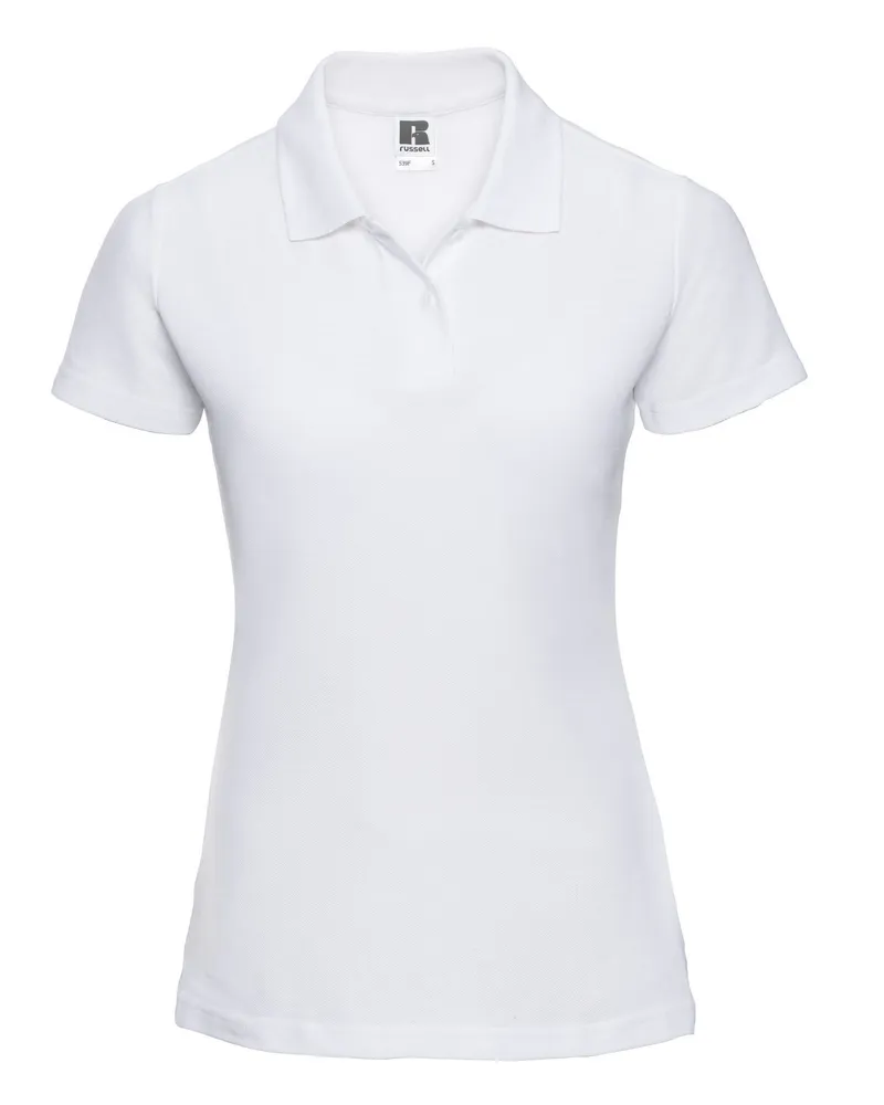 Russell Athletic Russell - "Classic" Poloshirt für Damen (Weiß Weiß