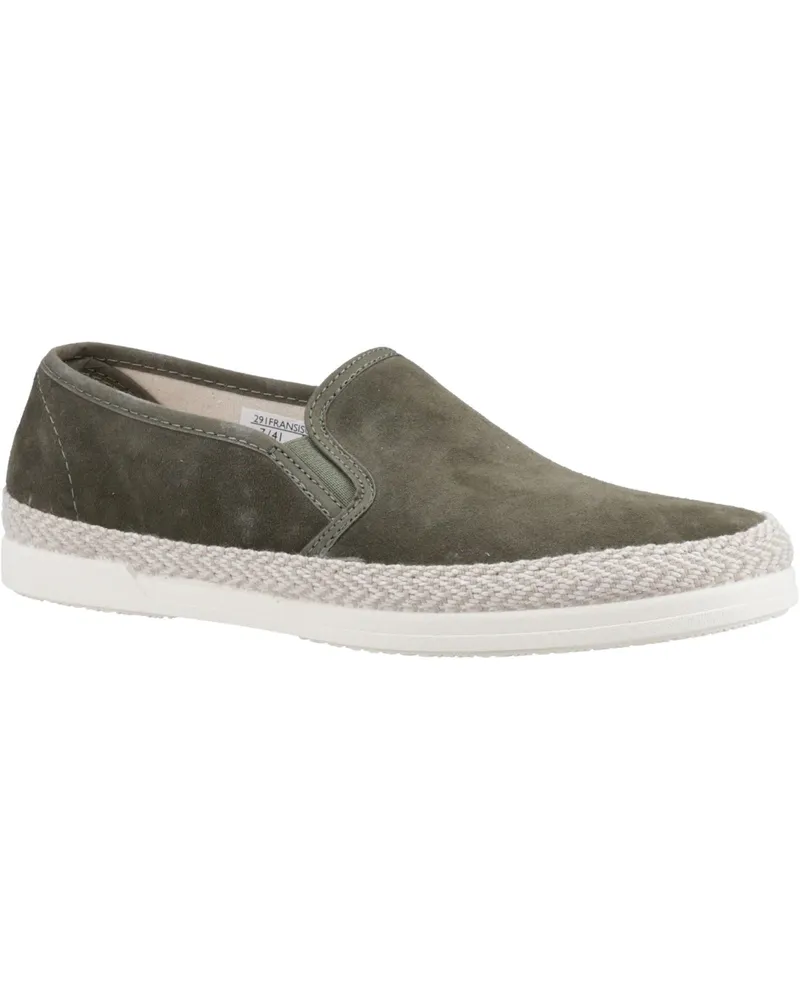 Dune Dune Francisco Wildleder Herren Khaki Turnschuhe Khaki